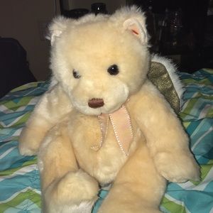 It’s an angle bear stuffed animal